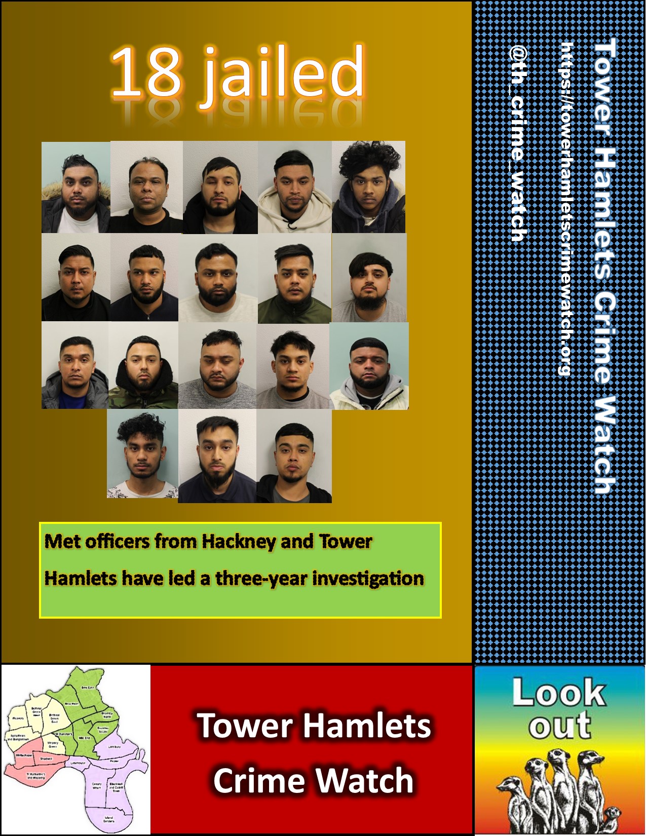 18 jailed for drug offences