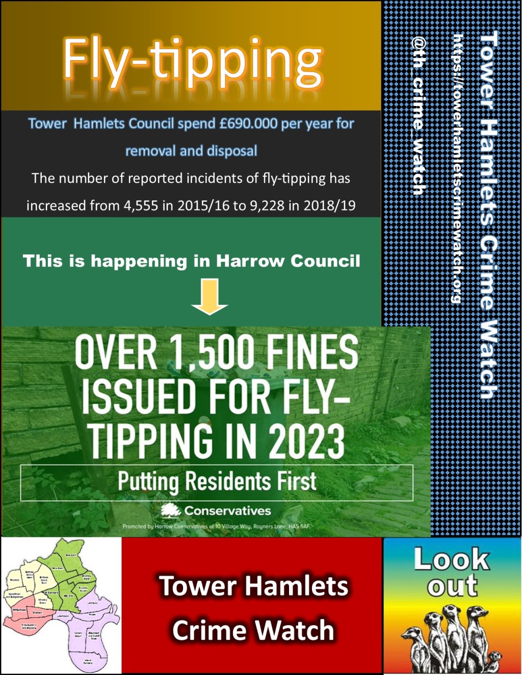 Combat fly-tipping