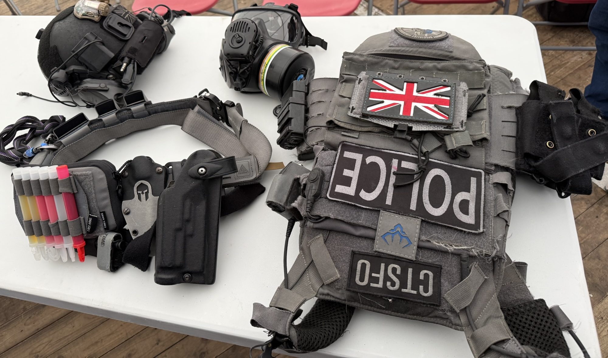 Counter terrorism officers' kit