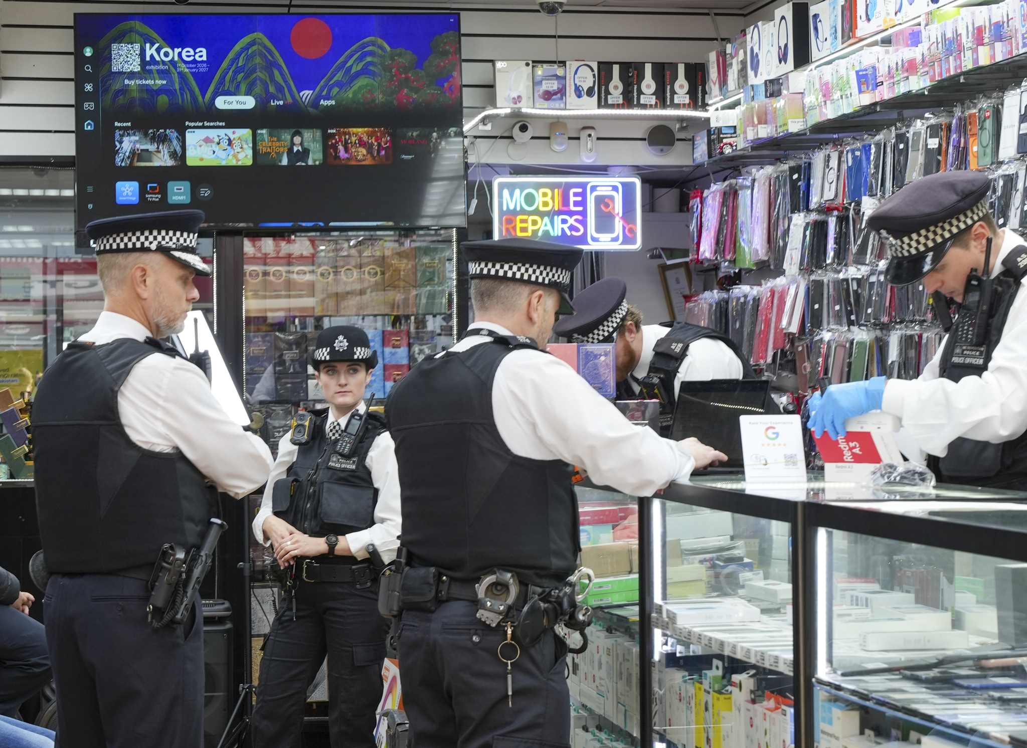 Operation Zoridon, shops raided who are in suspicion of re-selling stolen goods